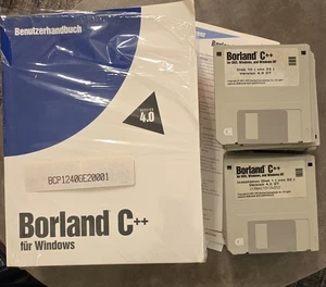 RARITÄT - Borland C++  Version 4.0 - Windows - Deutsch - 3,5 und 5,25 Zoll - Bild 1 von 2