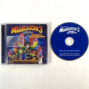 Madagascar 3 Europe's Most Wanted Soundtrack CD Dreamworks Interscope Promo Rare - Picture 1 of 7