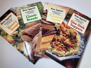 Bon Appetit Homestyle Cooking Mini Cookbooks Lot of 4 Classic Recipes - Picture 1 of 13