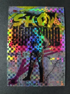 Refractor de tablero de ajedrez Rhea Ripley 2025 Topps Finest WWE Show Stoppers - Imagen 1 de 2