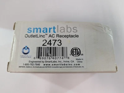 Insteon Smartlabs 2473 OutletLinc AC Receptacle  – NEW in box - Image 1 of 2