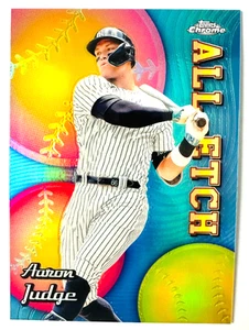 2024 Topps Chrome Aaron Judge Refractor Card All Etch Insert NY Yankees Star! - Picture 1 of 3