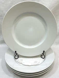 Set 4 Pottery Barn 2 GREAT WHITE 12 1/4" Dinner Chop Plates Platters - Picture 1 of 20