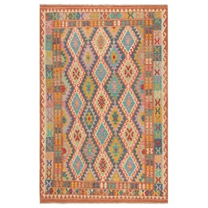 Kelim Afghan 300X199 Cm Tappeto Orientale In Lana - Picture 1 of 11