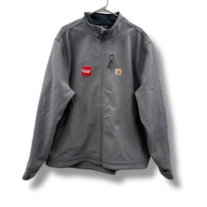 Carhartt Rain Defender Jacke Herren Gr. 2XL Grau Full Zip Relaxed Fit Outdoor - Bild 1 von 6