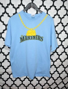 Seattle Mariners J-Rod Show blue short sleeve SGA shirt size youth L - Picture 1 of 2