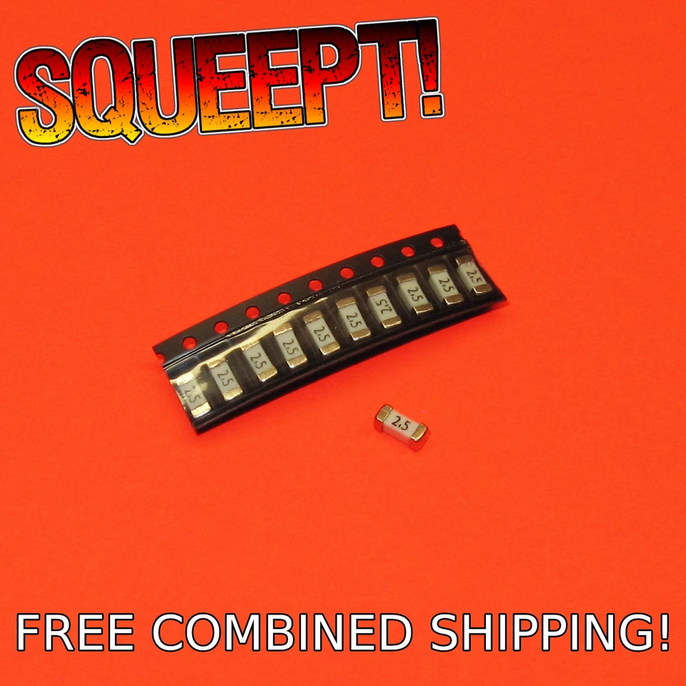 1 x основной предохранитель 2.5A 125V - Sega CD 2 ремонт деталь новый - поверхностное крепление - Изображение 1 из 1