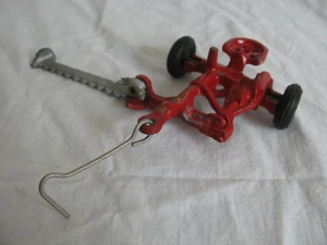 Vintage Slik Cast Aluminum Red Oliver Farm Tractor Sickle Bar Mower Implement - Picture 1 of 8