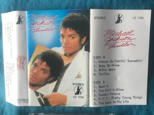 Michael Jackson Cassette Tape ThrilleR; Stereo US 1954 - Foto 1 di 2