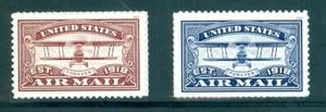 US 5281-5282 Airmail Centennial 1918-2018, Set/2, Mint NH - Picture 1 of 1