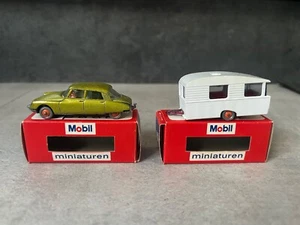 Seltene Majorette Citroën Ds mit Wohnwagen + Boxen - Bild 1 von 5