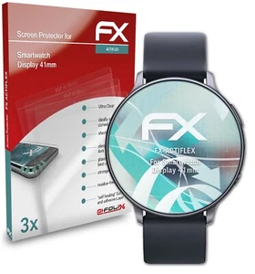 atFoliX 3x Écran protecteur pour Smartwatch Display 41mm clair&flexible - Photo 1 sur 6