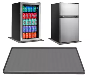 Mini Fridge Silicone Mat - 23.6'' x Refrigerator Medium, Grey-1pack - Picture 1 of 7