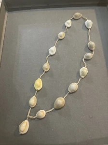 Collana vintage conchiglia di cowrie estate spiaggia collana conchiglia Pukka Hawaii - Foto 1 di 7