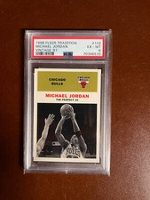 1998-99 FLEER TRADITION VINTAGE '61 MICHAEL JORDAN CHICAGO BULLS PSA 6 GOAT HOF