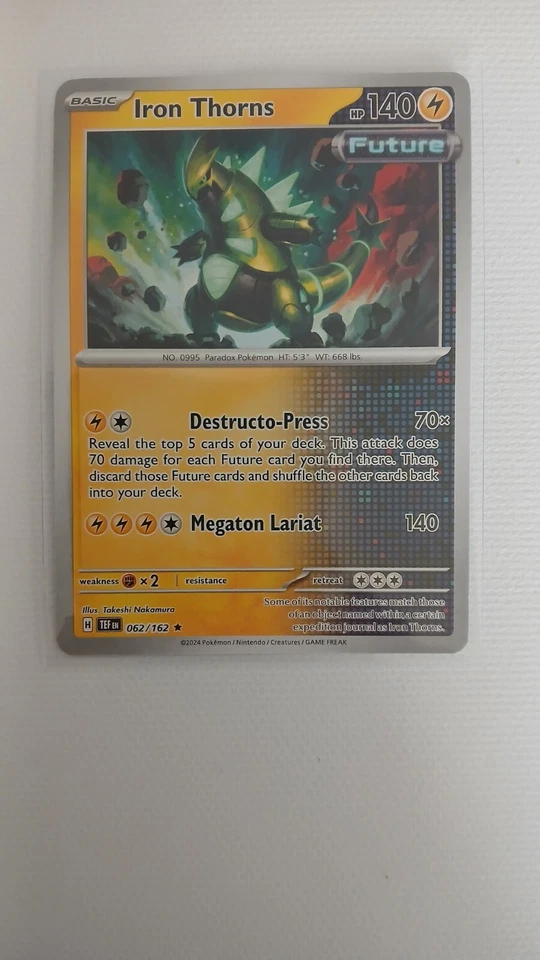 Pokemon Iron Thorns 062/162 Deck Exclusives Regular - Image 1 of 1