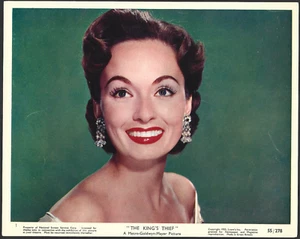 HOLLYWOOD ANN BLYTH ACTRESS STUNNING 1955 GLAMOUR VINTAGE ORIGINAL COLOR PHOTO - Picture 1 of 2