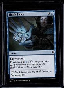 Think Twice - 165 - FDN - NM - MTG Magic the Gathering - Picture 1 of 1