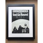 GROUNDHOGS SAD GO ROUND (FRAMED) POSTER SIZED original music press advert  from 