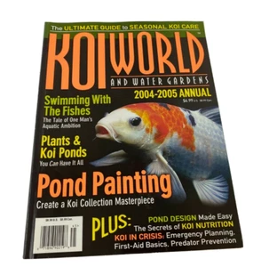 KOI World and Water Gardens Magazine, 2004-2005 Annual, Pond Painting, Plants - Picture 1 of 9