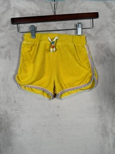 Boden Velour Shorts Girls size 8y yellow - Picture 1 of 4