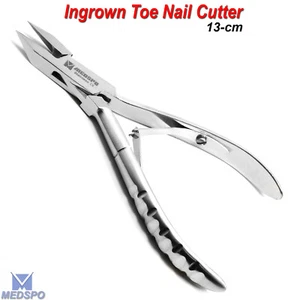 Manicure Pedicure Thick Nail Heavy Duty Nail Trimmer Ingrown Nail Clipper Cutter - Picture 1 of 5