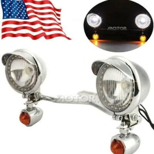 Barra de luz de señal de paso puntual para Suzuki Intruder Volusia VS VL 700 1400 1500 - Imagen 1 de 11