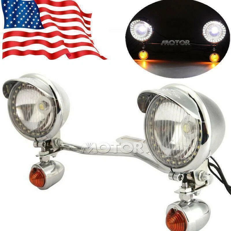 Barra de luz de señal de paso puntual para Suzuki Intruder Volusia VS VL 700 1400 1500 Foto 1 de 4