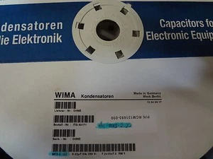 WIMA Part #MKS-20.22UF5%250V, Film Cap 0.22uF 250 Volts 5%, Date Code 99+,50 pcs - Picture 1 of 3