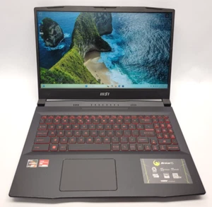 MSI Bravo 15 15.6" Gaming PC Laptop Ryzen 7 5800H RX6500M 16GB 512GB SSD *Read* - Picture 1 of 14