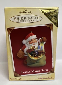 Hallmark Keepsake Ornament Santa's Magic Sack 2005 / Clips To Light / Exclusive - Bild 1 von 16