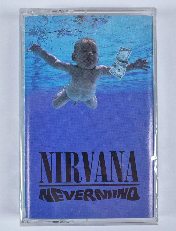 RARE Factory Sealed NIRVANA Nevermind Cassette Tape 1991 Geffen DGCC-24425 - Image 1 of 4