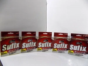 Sufix Elite | 4,6,8,10,12lb | Hi-Vis Yellow | 330 yds Monofilament FREE SHIPPING - Picture 1 of 11