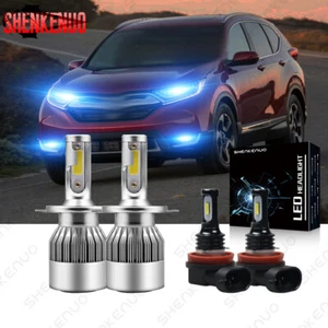 Faros antiniebla LED para Honda CRV CR-V 2007-2014 bombillas de haz alto y bajo 8000 k - Imagen 1 de 11