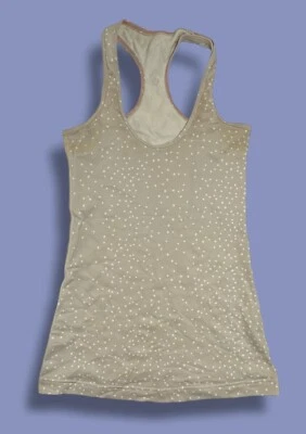 Lululemon Cool Racerback Petite Dot Dune Tank Size 2 *stains* - Image 1 of 4