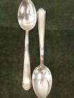 2 Nice Vintage DES  Serving spoons  Silver Plated