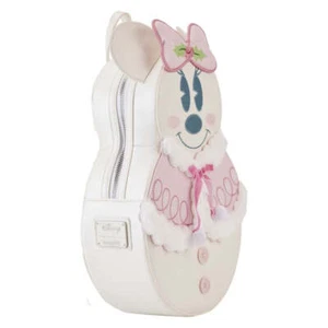 Disney Minnie Mouse Pastel Snowman Highly Collectable Premium Mini Backpack - Picture 1 of 1