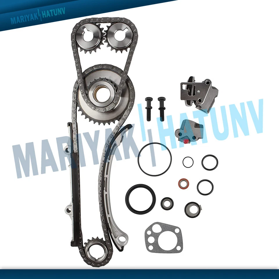Se adapta a Nissan Altima Frontier Xterra 98-04 nuevo kit de cadena de distribución DOHC 13070-53F16 Foto 1 de 4