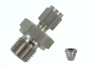 Klemmverschraubung für 3mm Ø mit Edelstahl-Klemmring Gewinde wählbar - Bild 1 von 1