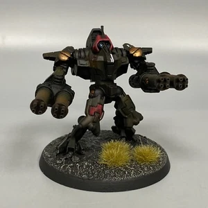 XV9 CRISIS BATTLESUIT WITH TWIN LINKED BURST CANNONS FORGE WORLD TAU EMPIRE 40K - Picture 1 of 6