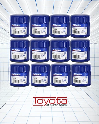 12 Case Genuine GM ACDelco OEM Engine Oil Filter PF48 PF48E PF48F - Imagem 1 de 3