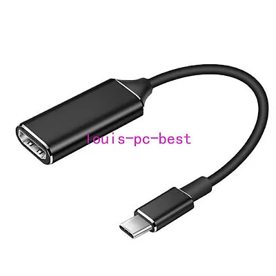 USB 3.1 Cable Type-C to HDMI Adapter Phone Laptop Tablet To TV Moniter Connecter - Image 1 of 4