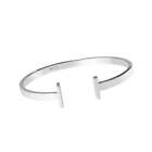 Womens and Girls Timeless Classic 925 Sterling Silver Bangle Adjustable