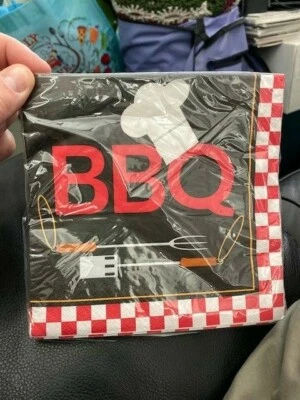 BBQ Lunch Napkins 2-Ply - 16 Count New!!! - Image 1 of 2