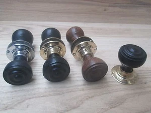 TRADITIONAL COTTAGE OLD VINTAGE STYLE DOOR KNOBS LEVER MORTICE RIM DOOR KNOBS - Picture 1 of 5