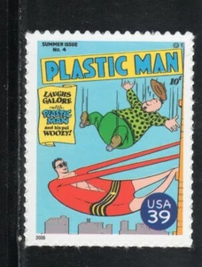 4084Q * PLASTIC MAN * DC COMICS * US Postage Stamp MNH - Picture 1 of 1