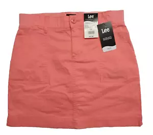 Lee Womens Size 6 Medium Tickle Me Peach Ultra Soft Waistband Mid-Rise Skort - Picture 1 of 14