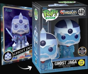 THUNDERCATS X FUNKO DIGITAL POP! GHOST JAGA (GLOW) NFT REDEEMABLE CARD - Picture 1 of 2