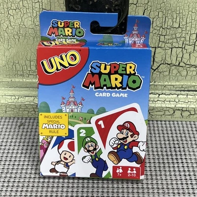 UNO Card Game ~ Super Mario Edition Nintendo New in Box - Image 1 of 4