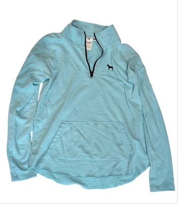 Suéter azul claro Victoria Secret rosa talla mediana para mujer Foto 1 de 2